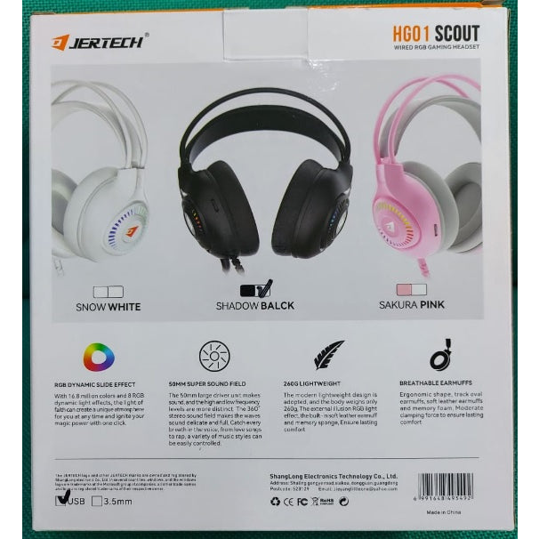 JERTECH HG01 Gaming Headset