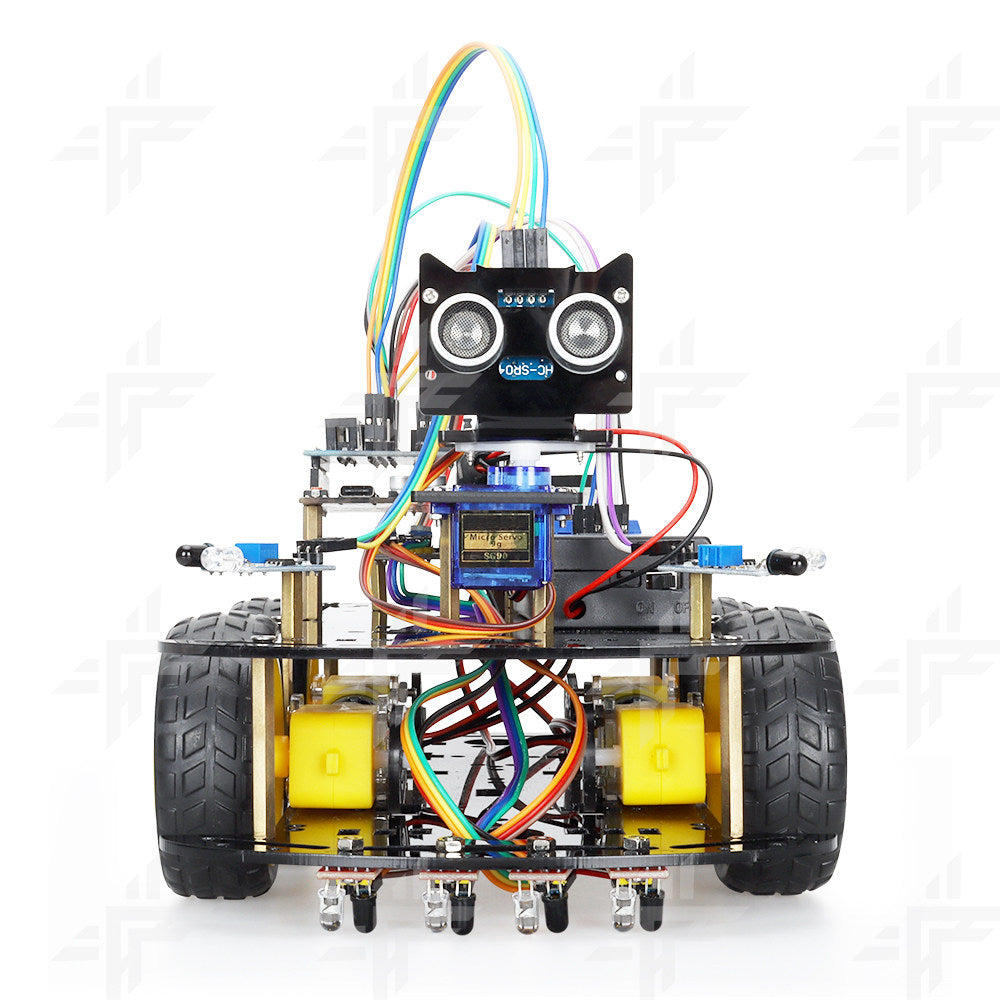 ZYC0043 DIY Smart Tracking & Obstacle Avoidance Robot Car Kit