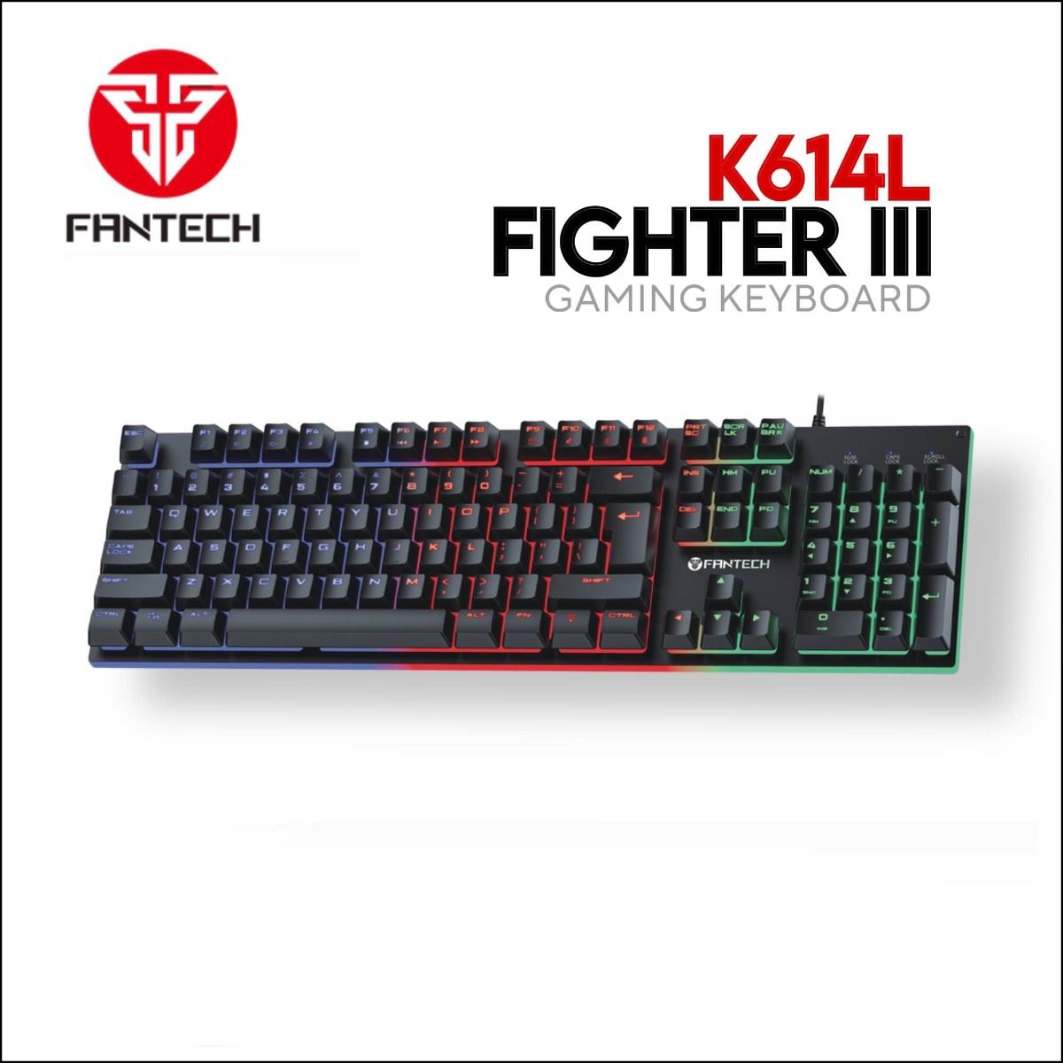 Fantech  K614L Fighter III RGB Feel Mechanical Gaming Keyboard