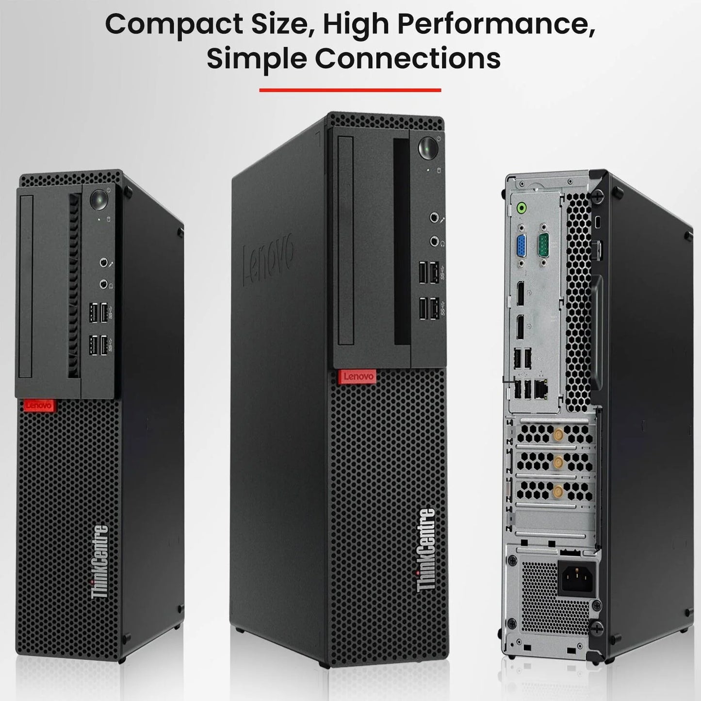 Lenovo ThinkCentre M720s SFF - Intel Core i7-8700 | 8GB DDR4 | 256GB SSD | Windows 11 Pro