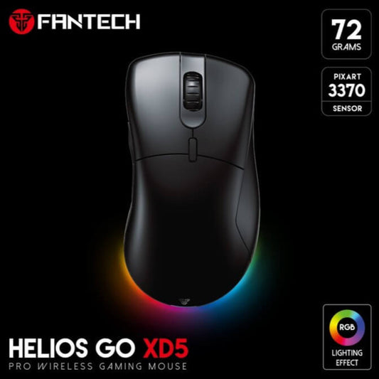 Fantech XD5 HELIOS GO - Dual-Mode Wireless Gaming Mouse